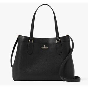 New Kate Spade Sienna Satchel Grain Leather Black